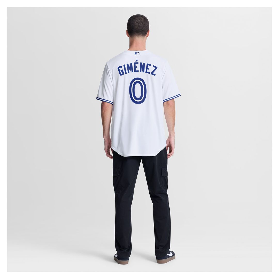 Men's Toronto Blue Jays Andrés Giménez White Home Replica Jersey