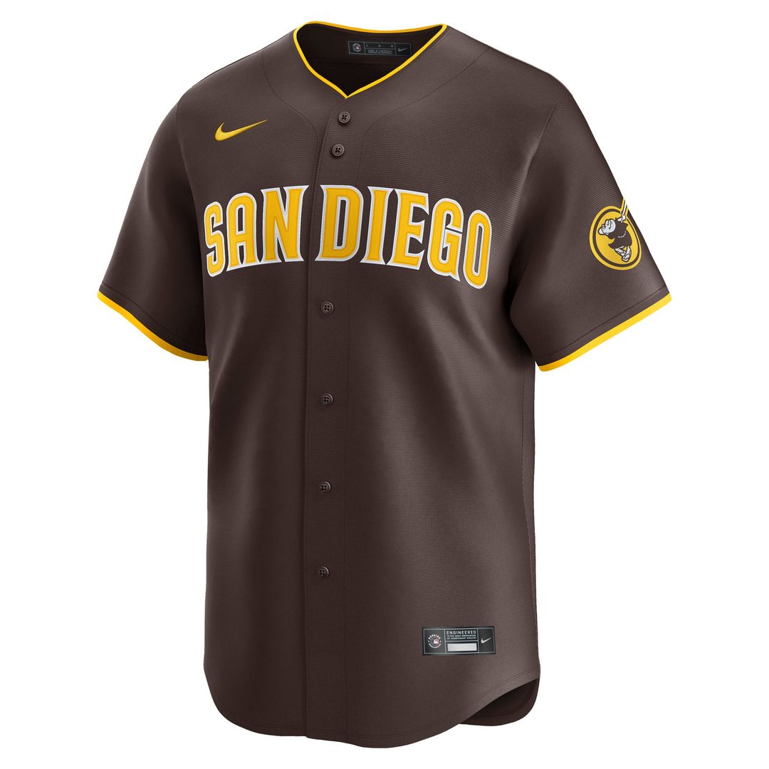 Men's San Diego Padres Fernando Tatis Jr. Brown Road Player Jersey