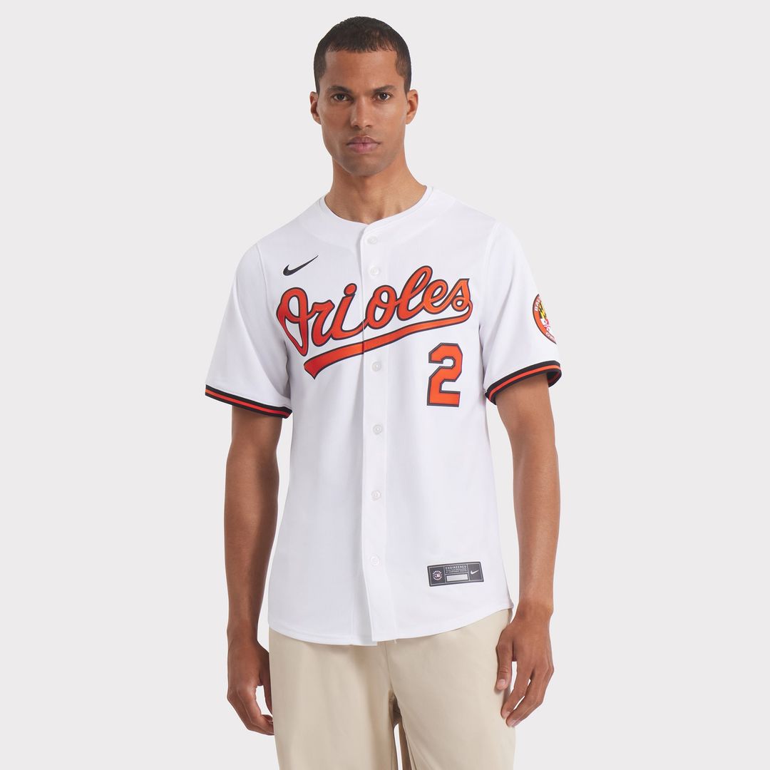 Men's Baltimore Orioles Gunnar Henderson White Home Player Jersey