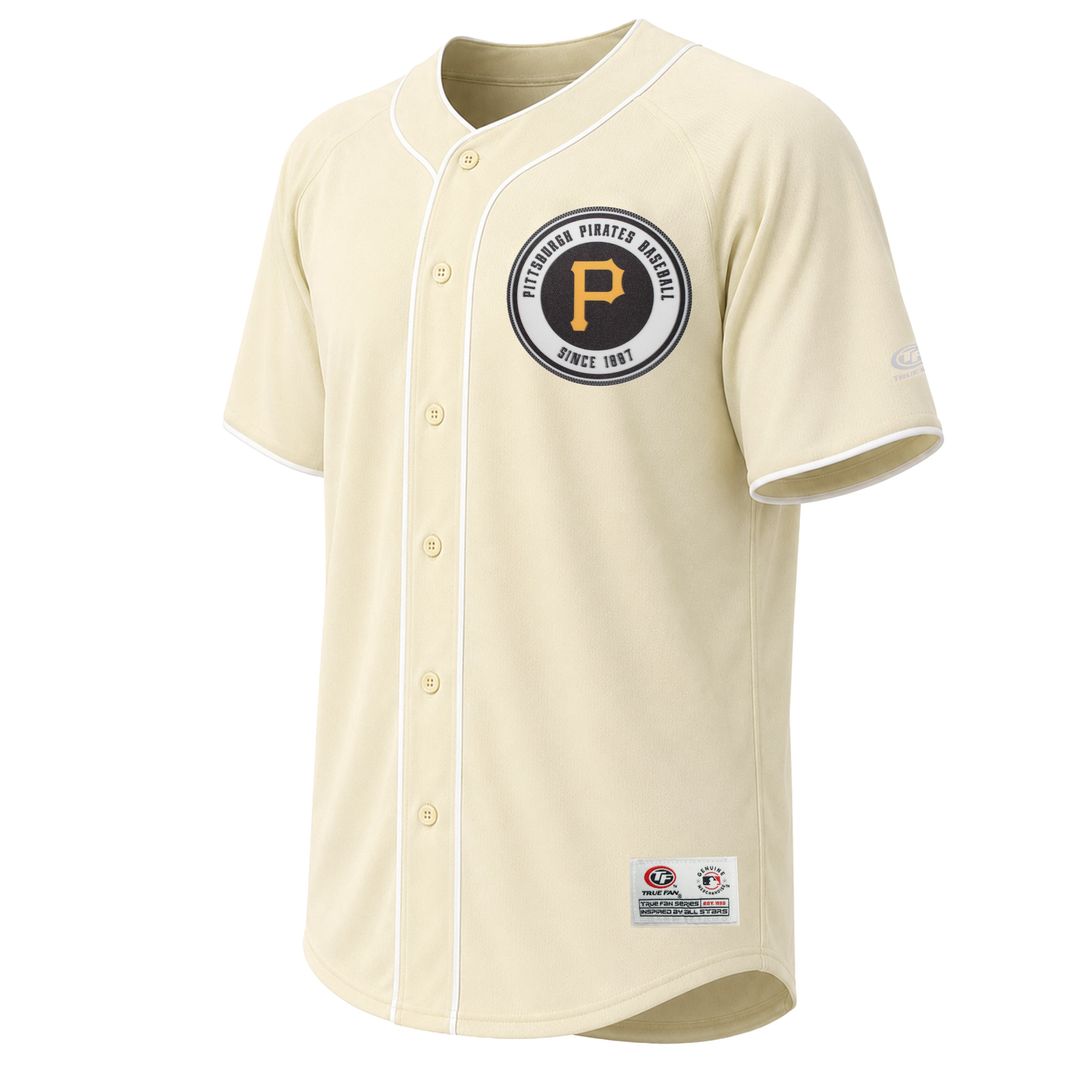 Men's Pittsburgh Pirates Cream Fashion Jersey