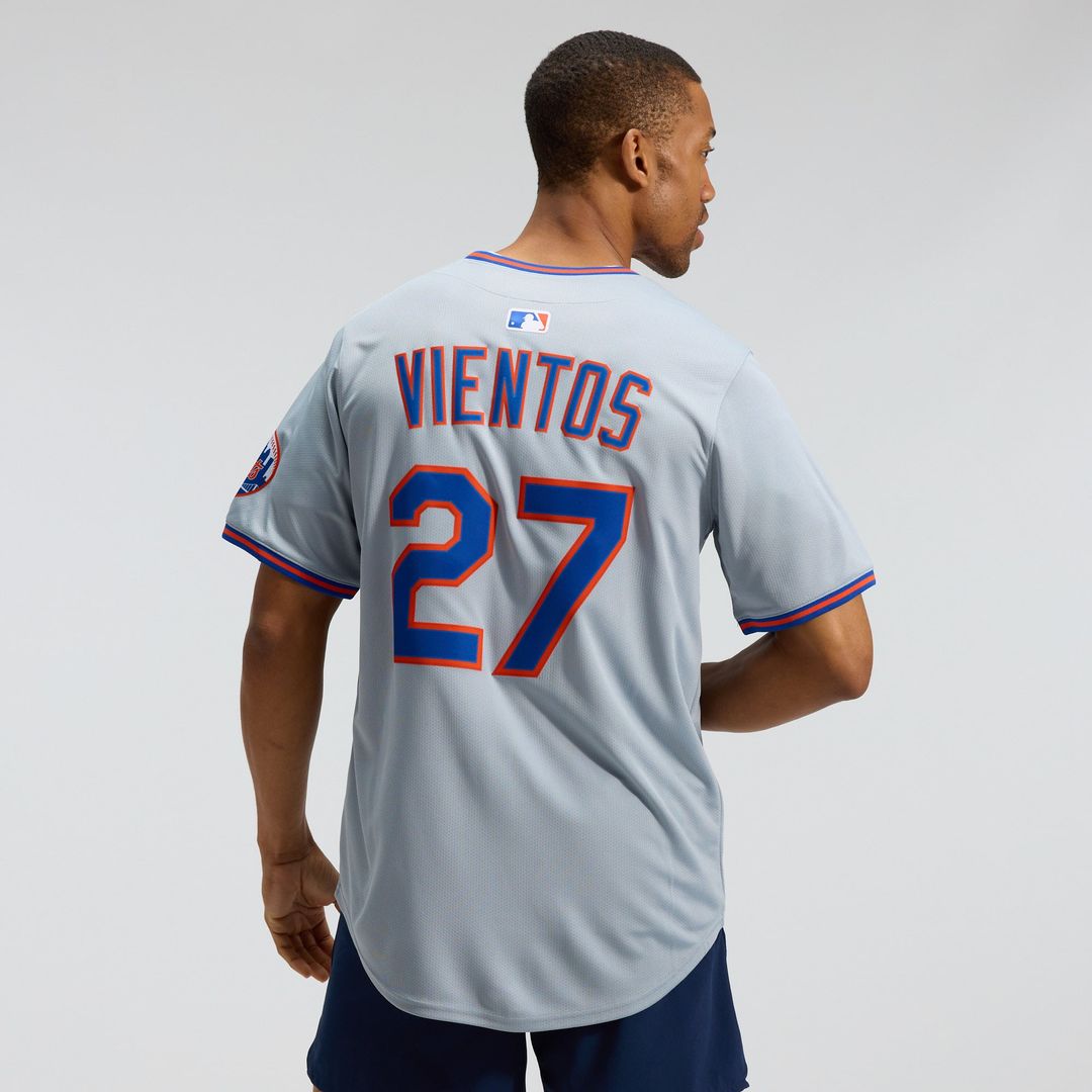 Men's New York Mets Mark Vientos Gray All-Star Jersey