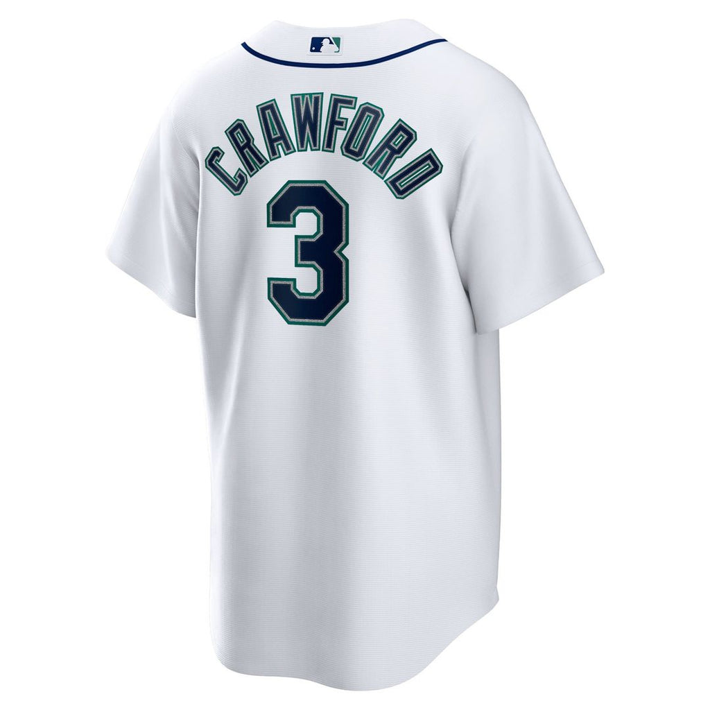 Men's Seattle Mariners JP Crawford White Home Replica Jersey