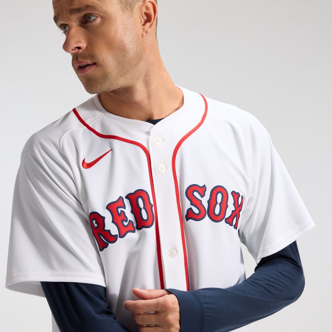 Men's Boston Red Sox White Home Jersey