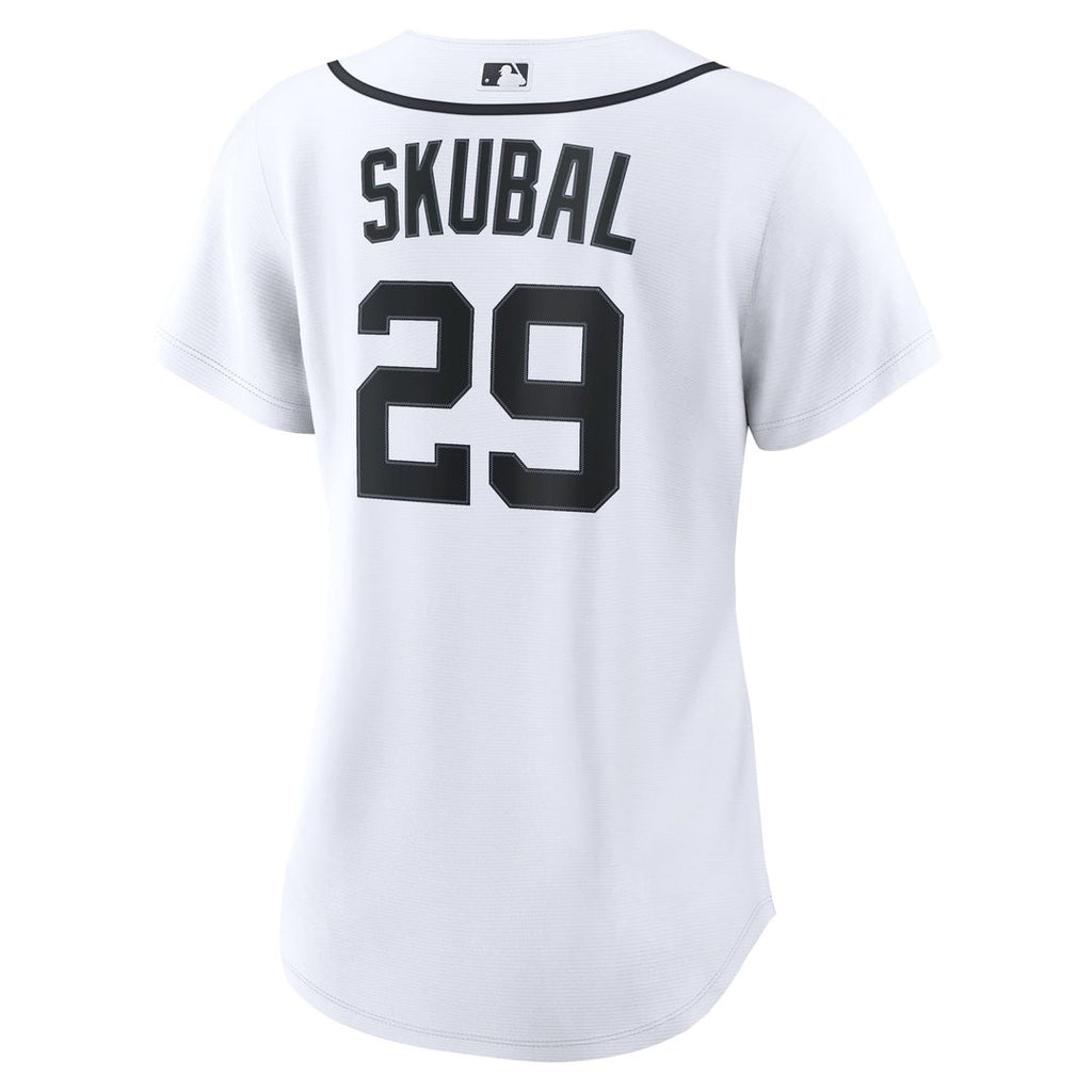 Women's Detroit Tigers Tarik Skubal White Home Replica Jersey
