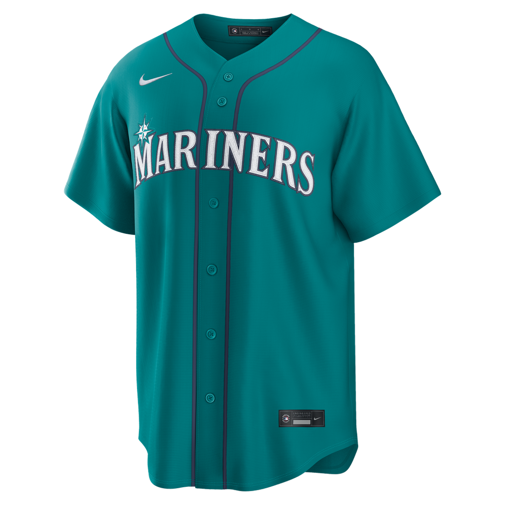Men's Seattle Mariners Cal Raleigh Teal Alternate Replica Jersey