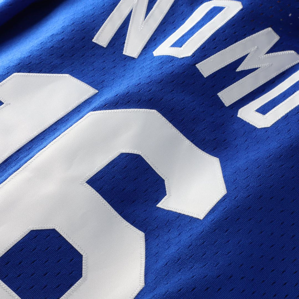 Men's Los Angeles Dodgers Hideo Nomo Royal Big & Tall Mesh Batting Practice Jersey