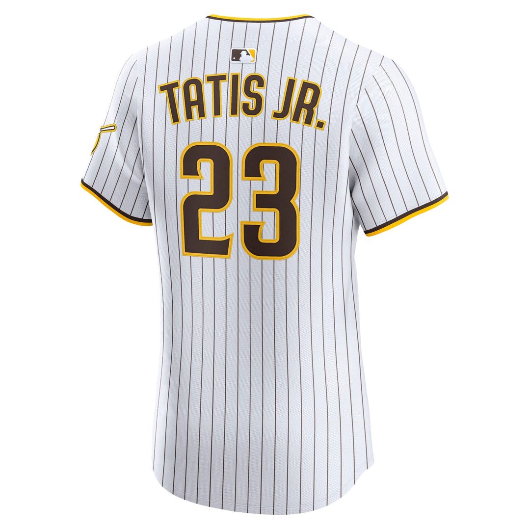 Men's San Diego Padres Fernando Tatis Jr. White Home Elite Jersey
