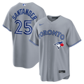 Men's Toronto Blue Jays Anthony Santander Gray Road Replica Jersey