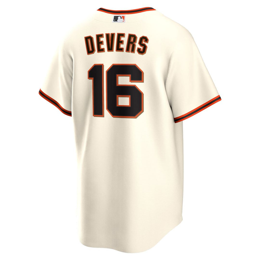Men's San Francisco Giants Rafael Devers White Home Replica Player Jersey