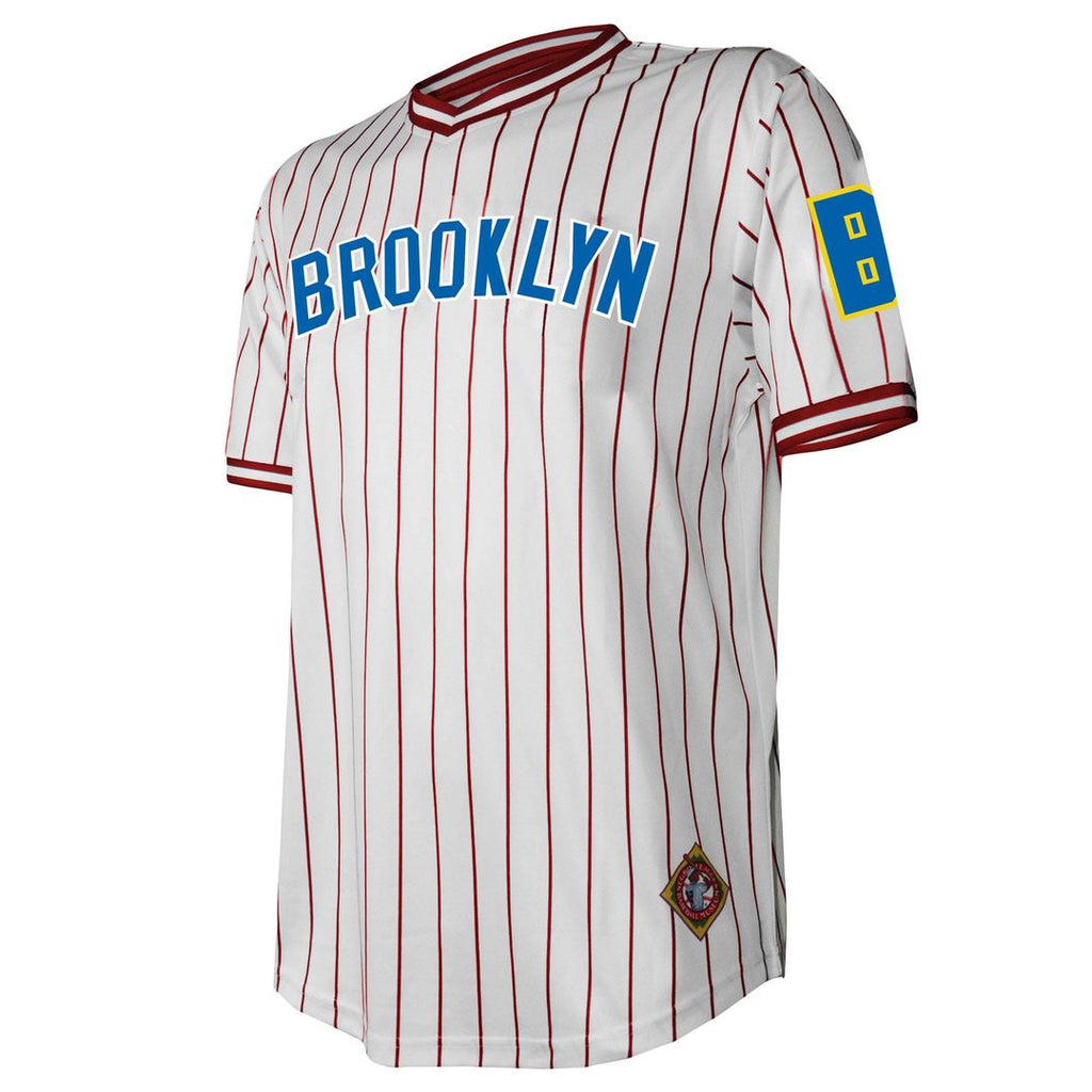 Men's Brooklyn Royal Giants White V-Neck Jersey