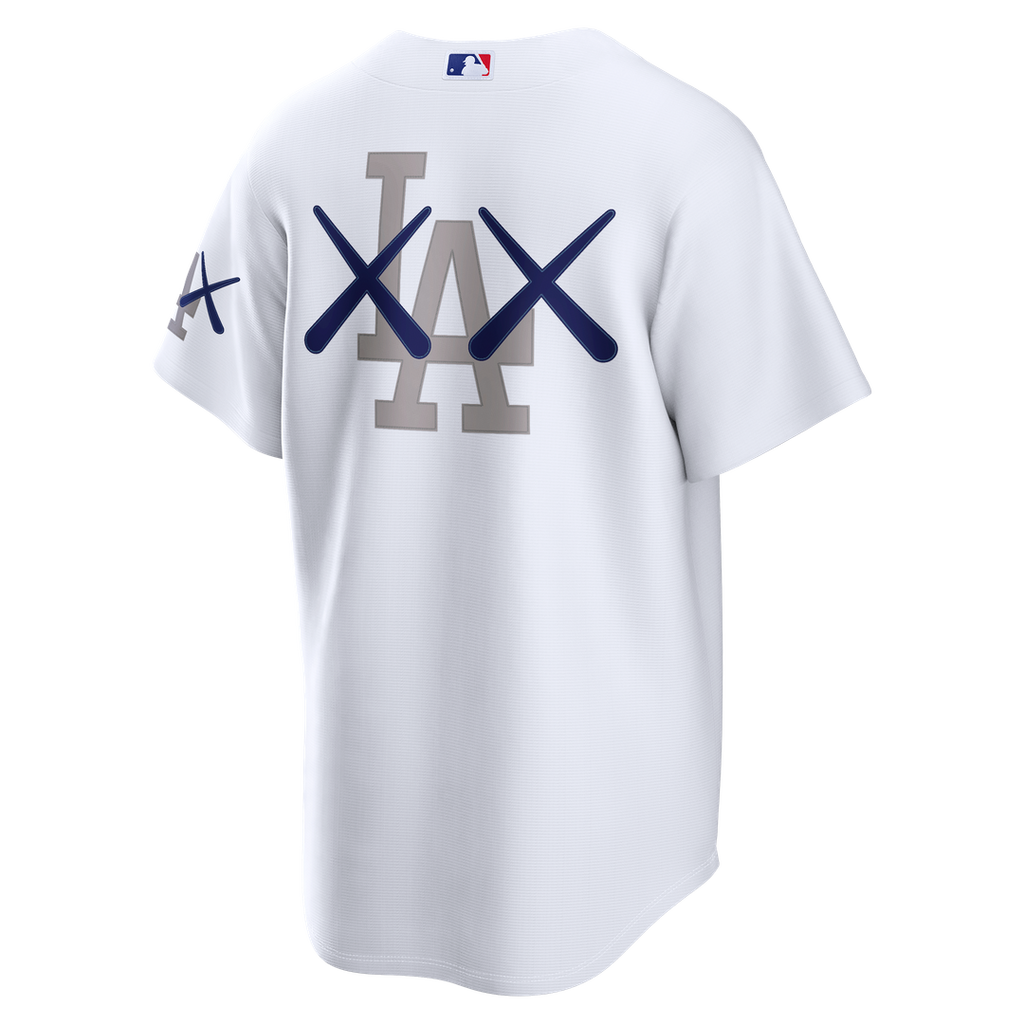 Men's Los Angeles Dodgers x KAWS White Stadium Jersey