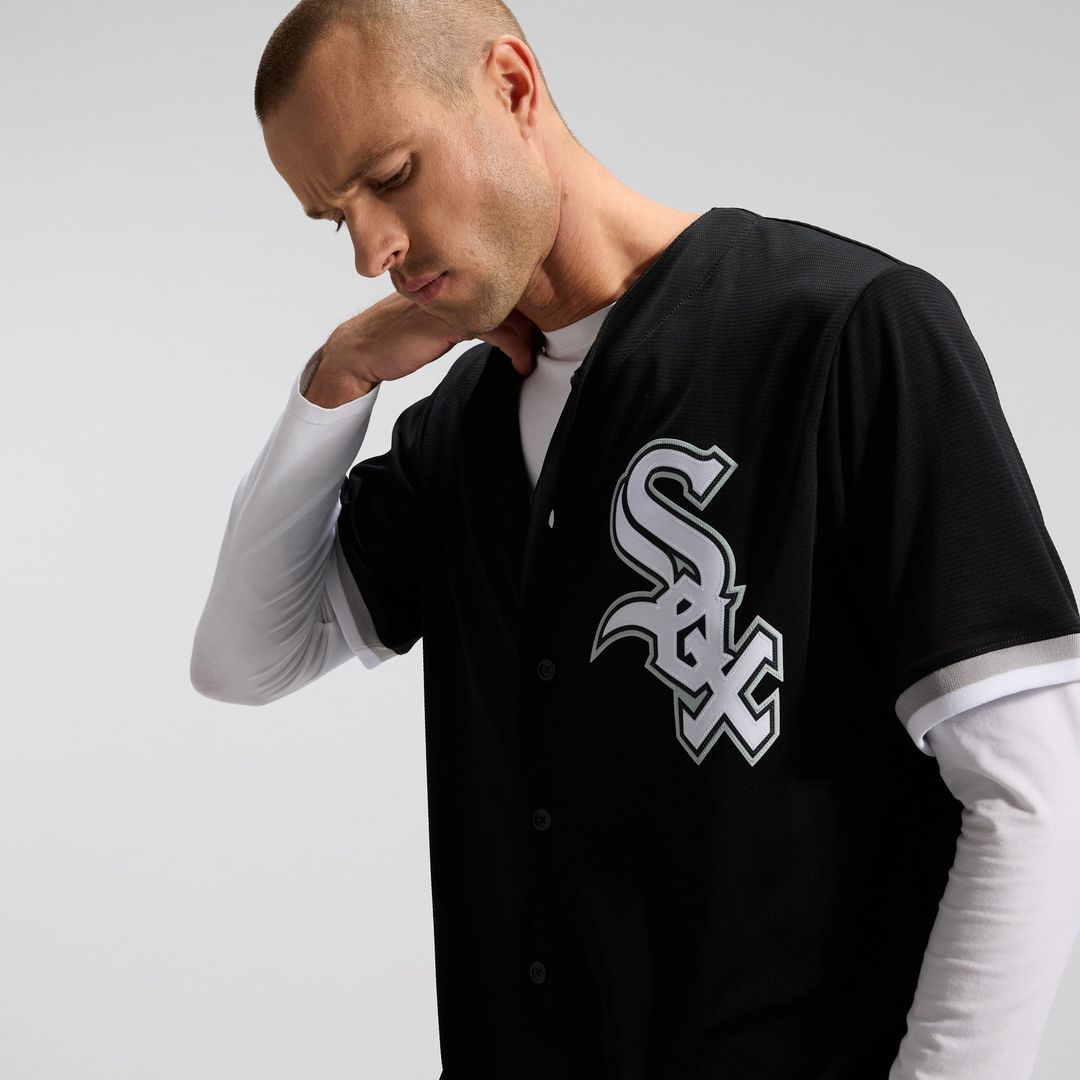 Men's Chicago White Sox White Home Replica Team Jersey
