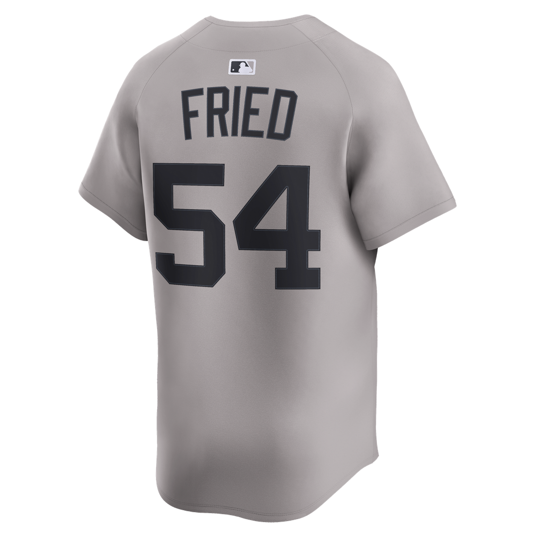 Men's New York Yankees Max Fried Gray Road Player Jersey