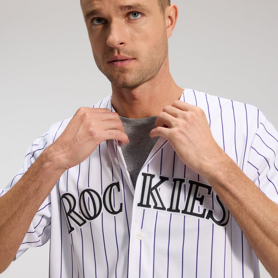 Men's Colorado Rockies Purple Alternate Replica Team Jersey