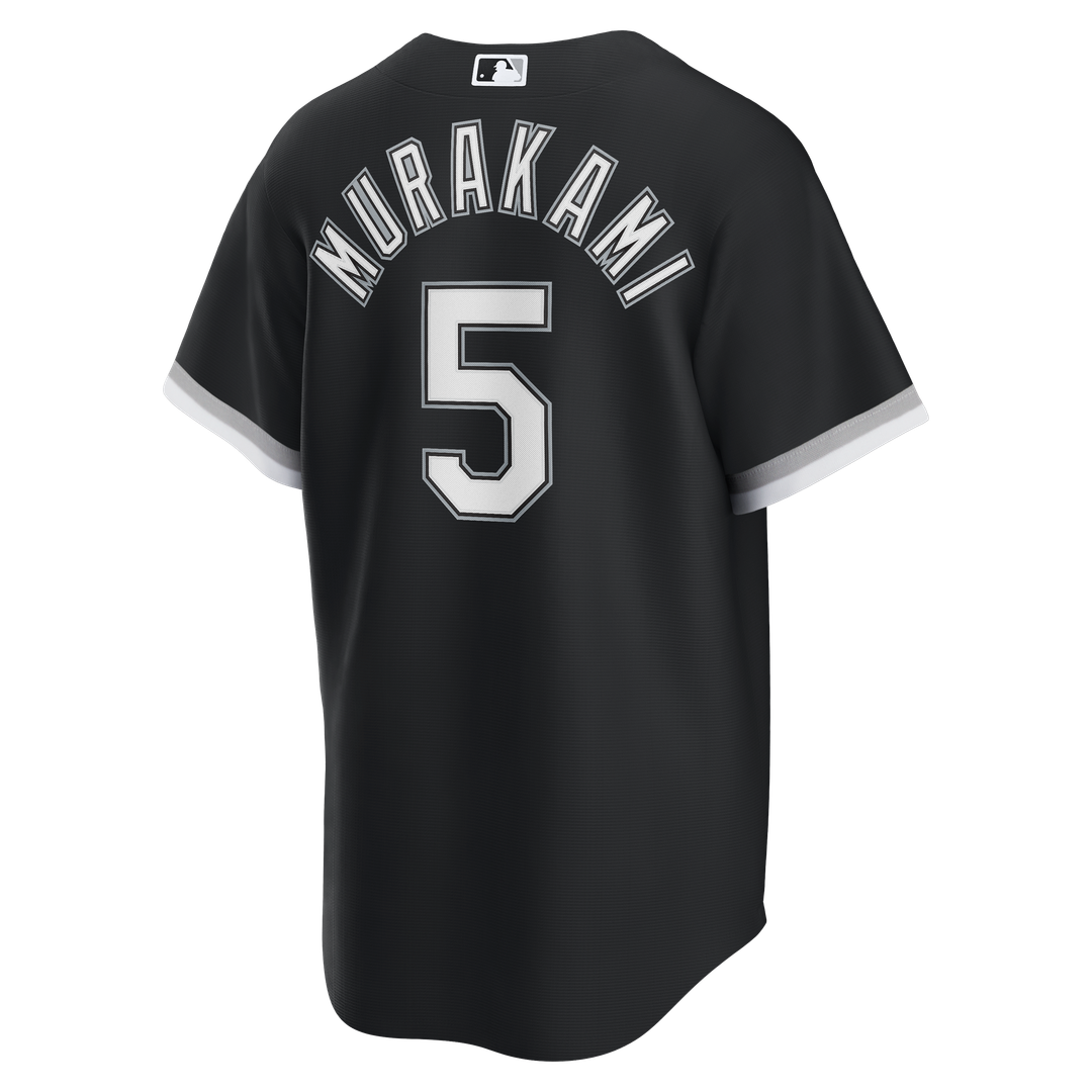 Men's Chicago White Sox Munetaka Murakami Black Alternate Replica Jersey