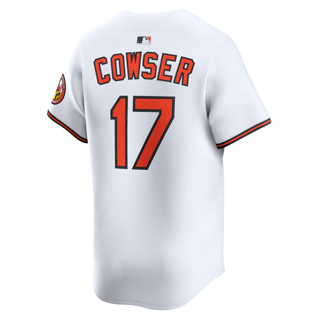 Men's Baltimore Orioles Colton Cowser White Home Player Jersey