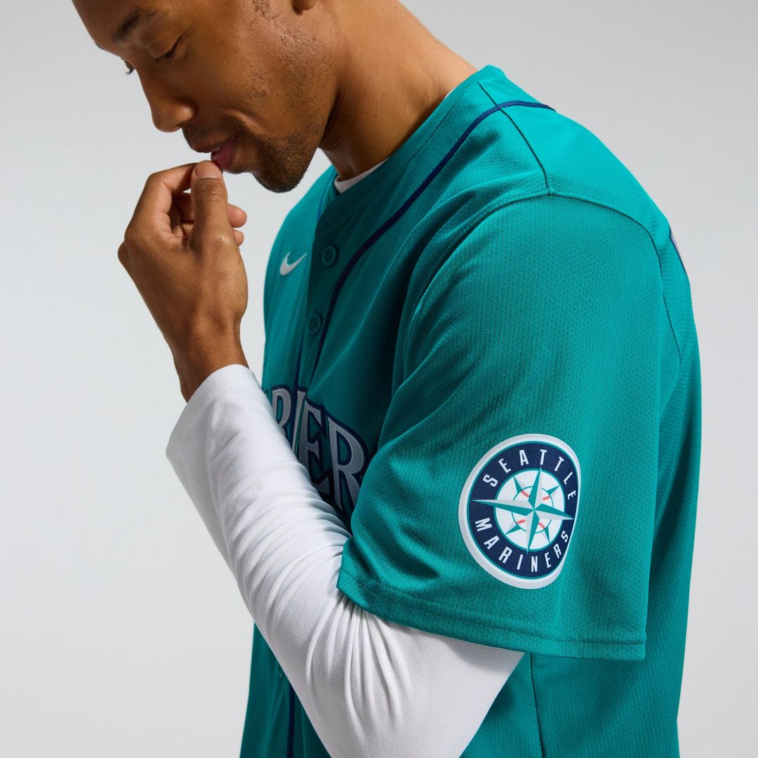 Men's Seattle Mariners Cal Raleigh Teal Alternate Jersey