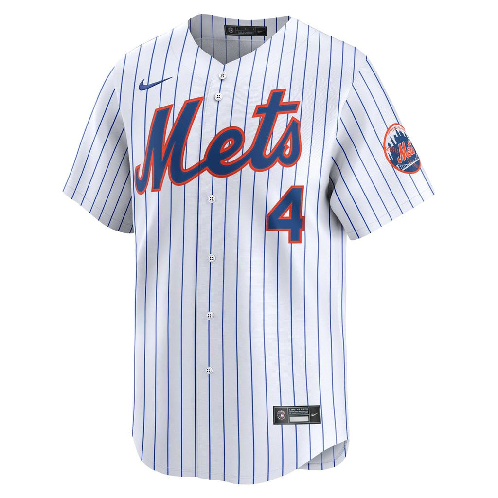 Men's New York Mets Francisco Alvarez White Home Player Jersey