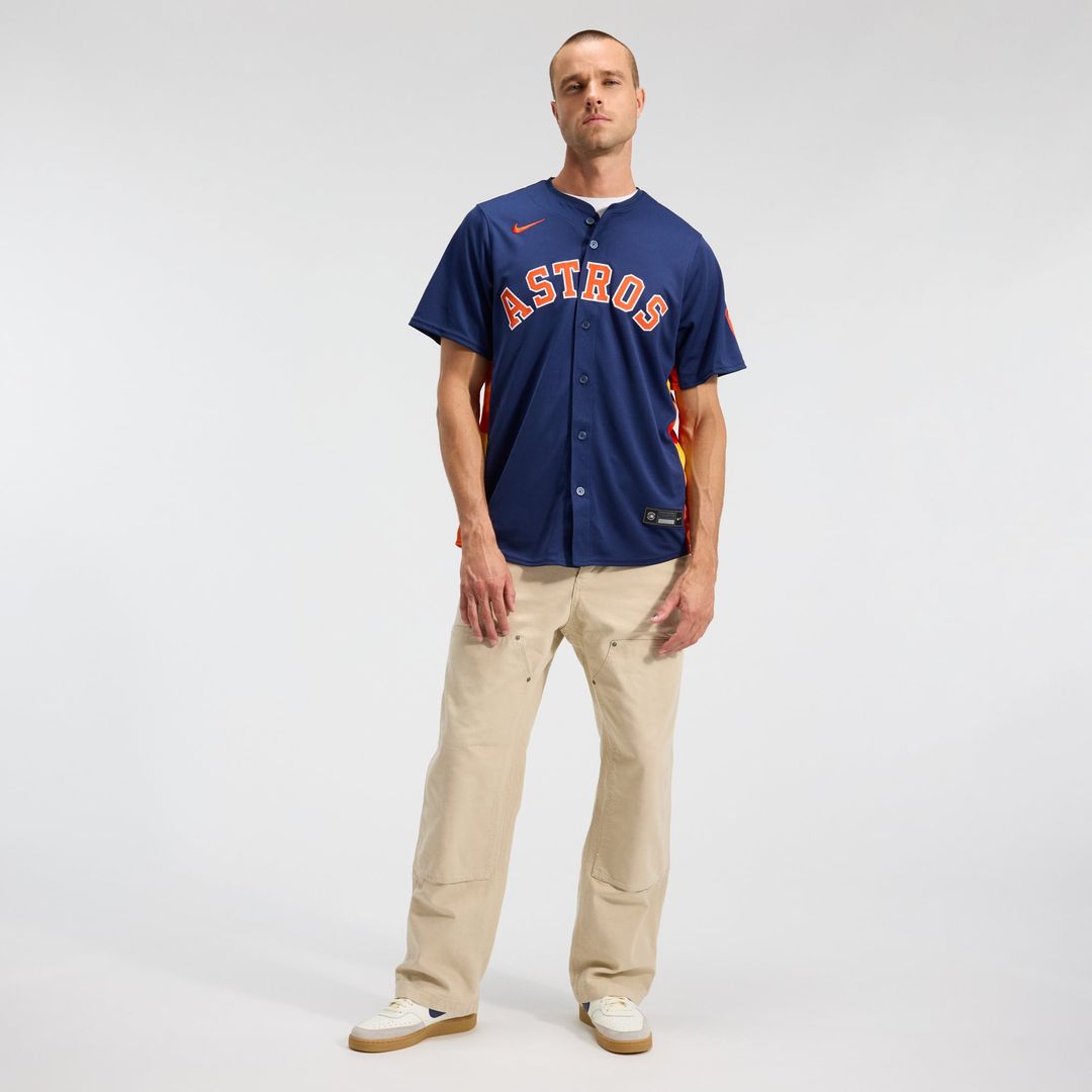 Men's Houston Astros Jose Altuve Navy Alternate Player Jersey