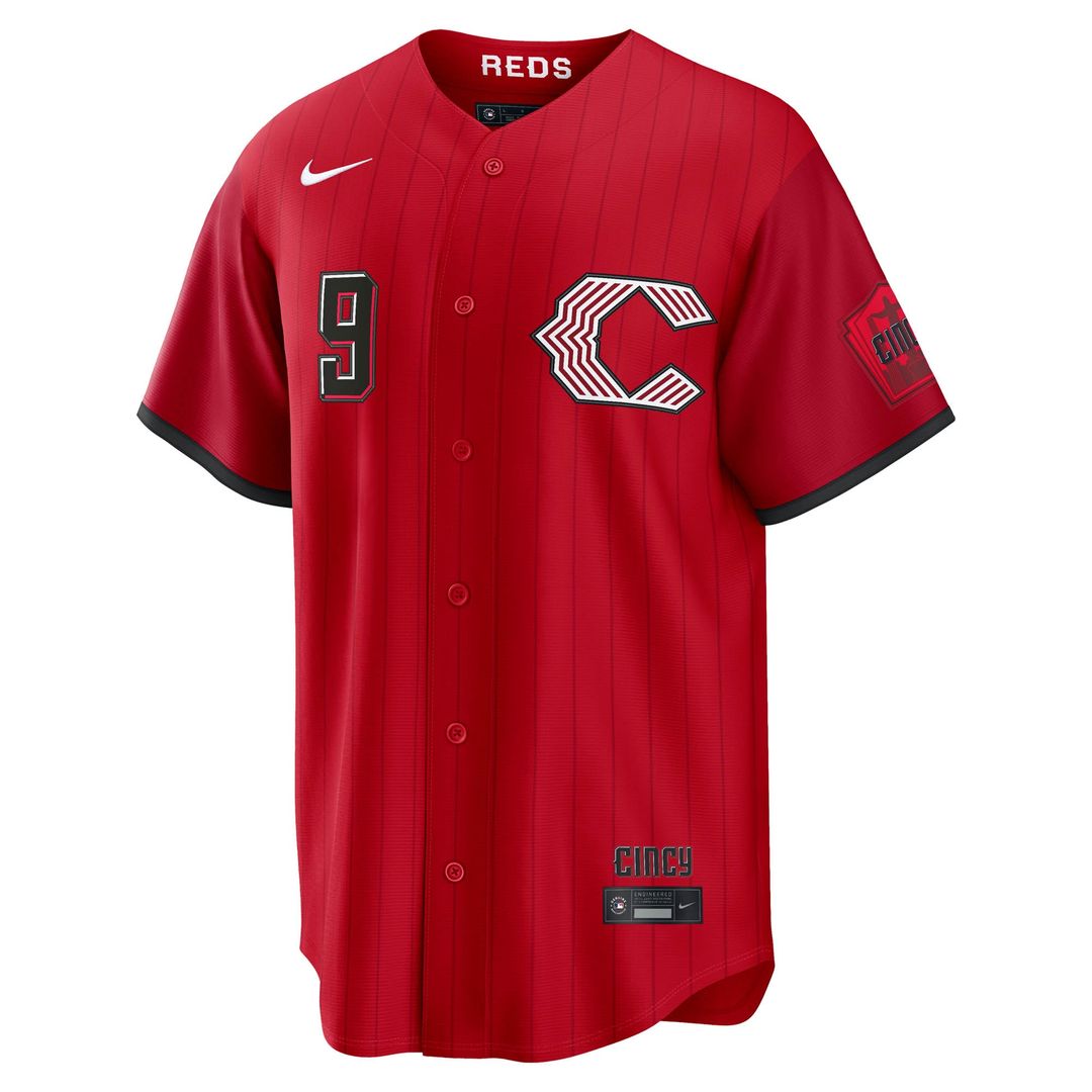 Men's Cincinnati Reds Matt McLain Red 2026 City Connect Stadium Jersey