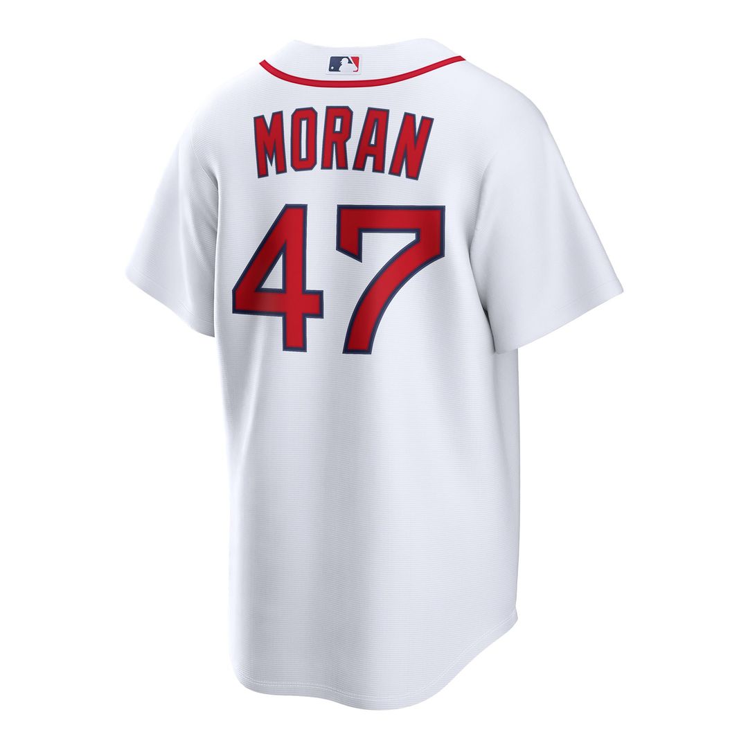 Men's Boston Red Sox Jovani Moran White Home Replica Jersey