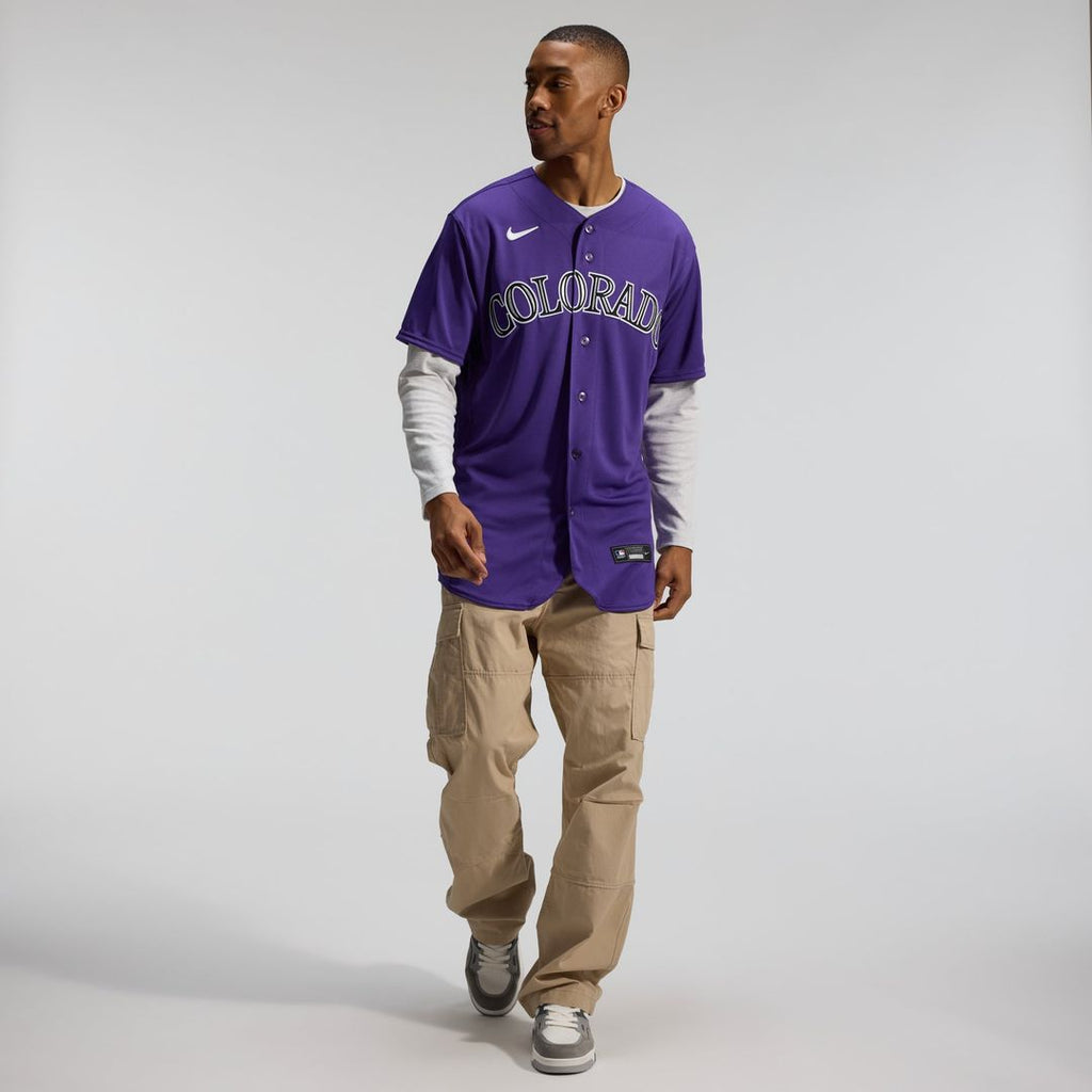 Men's Colorado Rockies Purple Alternate Jersey