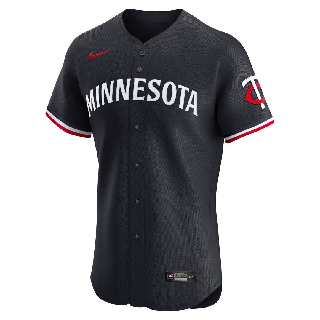 Men's Minnesota Twins Navy Alternate 2 Elite Jersey