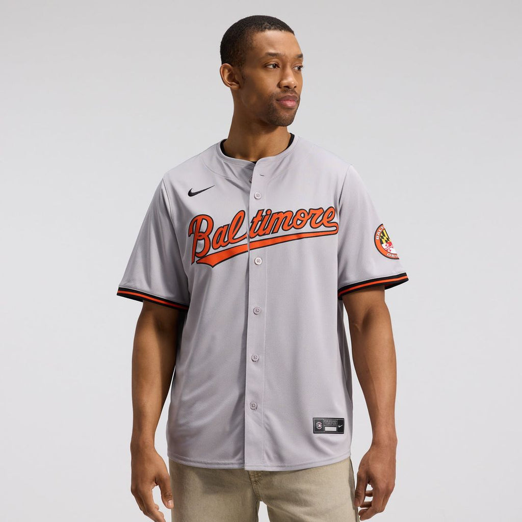 Men's Baltimore Orioles Gray Road Jersey