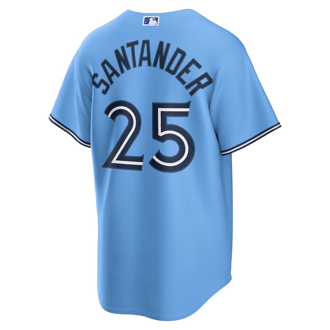 Men's Toronto Blue Jays Anthony Santander Gray Road Replica Jersey