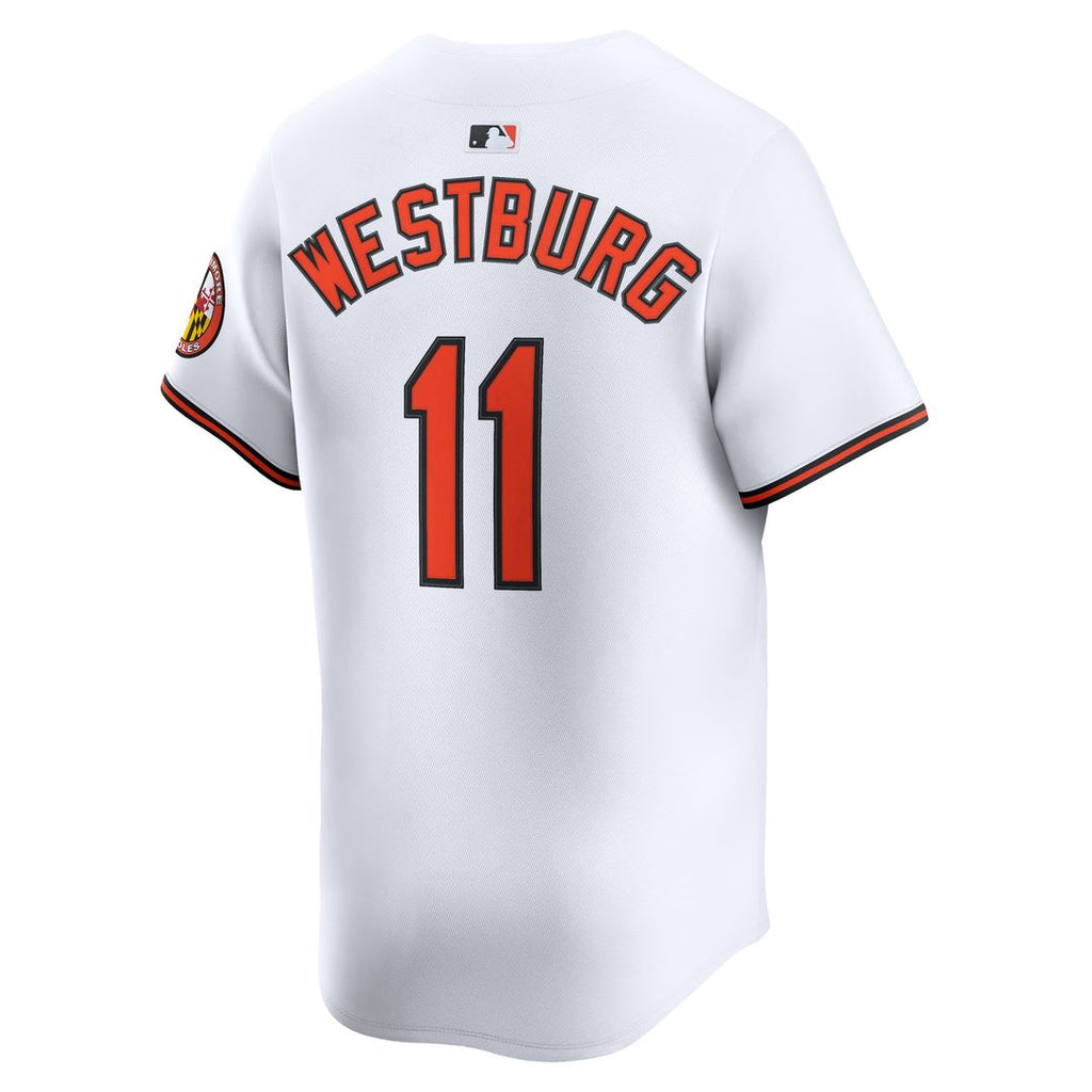 Men's Baltimore Orioles Jordan Westburg White Home Player Jersey