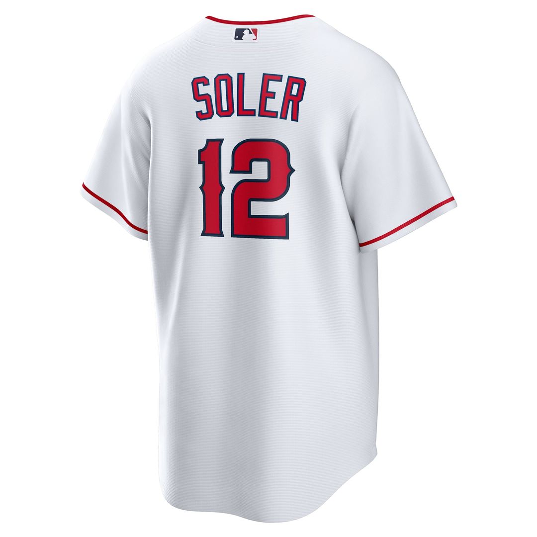 Men's Los Angeles Angels Jorge Soler White Home Replica Jersey