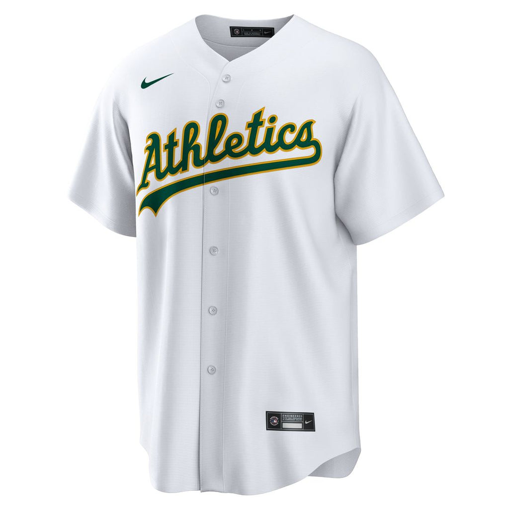 Men's Athletics Tyler Soderstrom White Home Replica Jersey