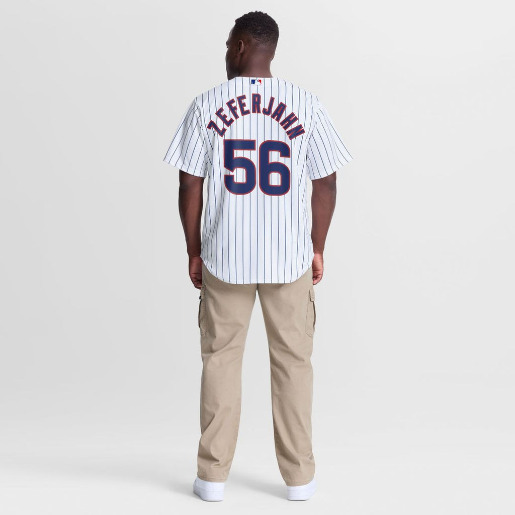 Men's Chicago Cubs Ryan Zeferjahn White Home Replica Jersey