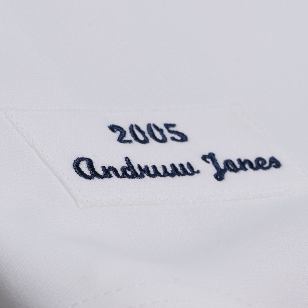 Men's Atlanta Braves Andruw Jones White 2005 Jersey