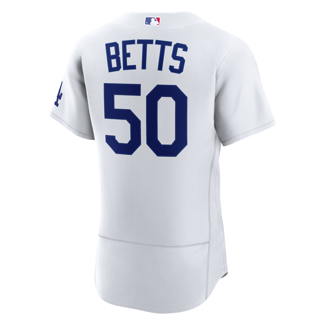 Men's Los Angeles Dodgers Mookie Betts White Home Jersey