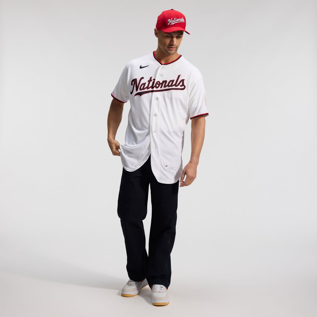 Men's Washington Nationals White Home Jersey