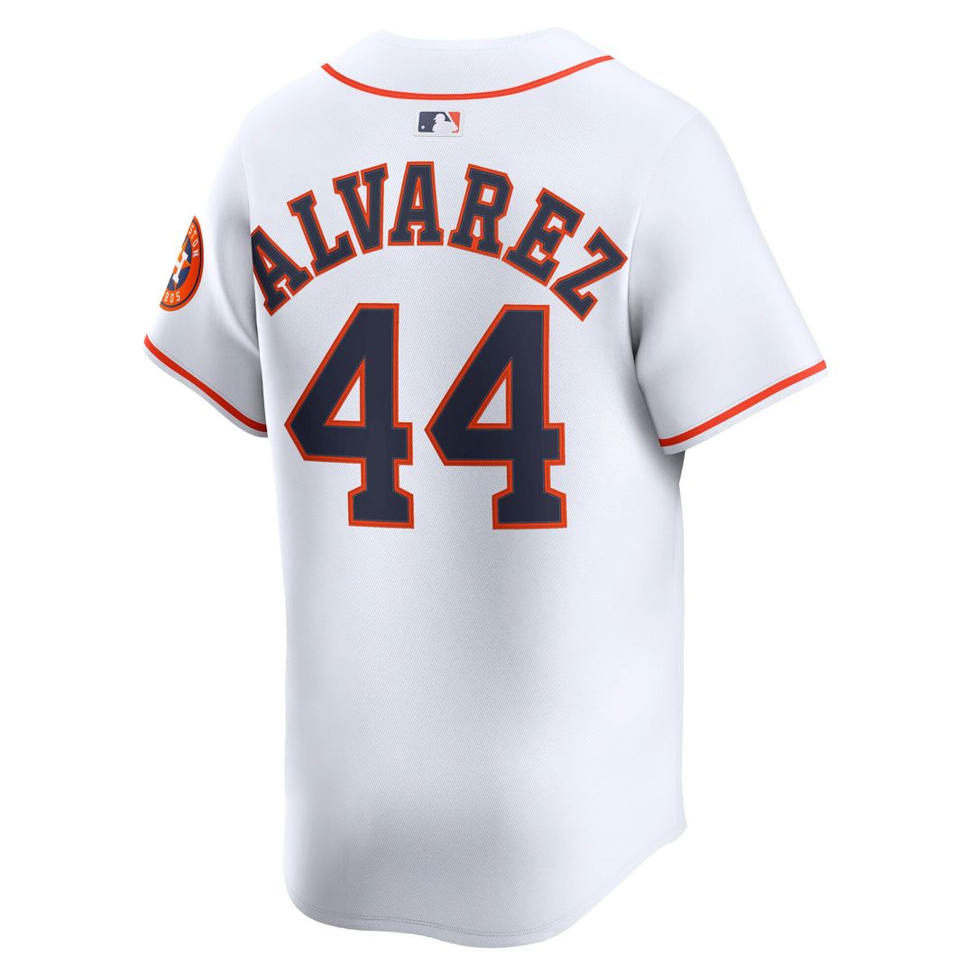 Men's Houston Astros Yordan Alvarez White Home Player Jersey