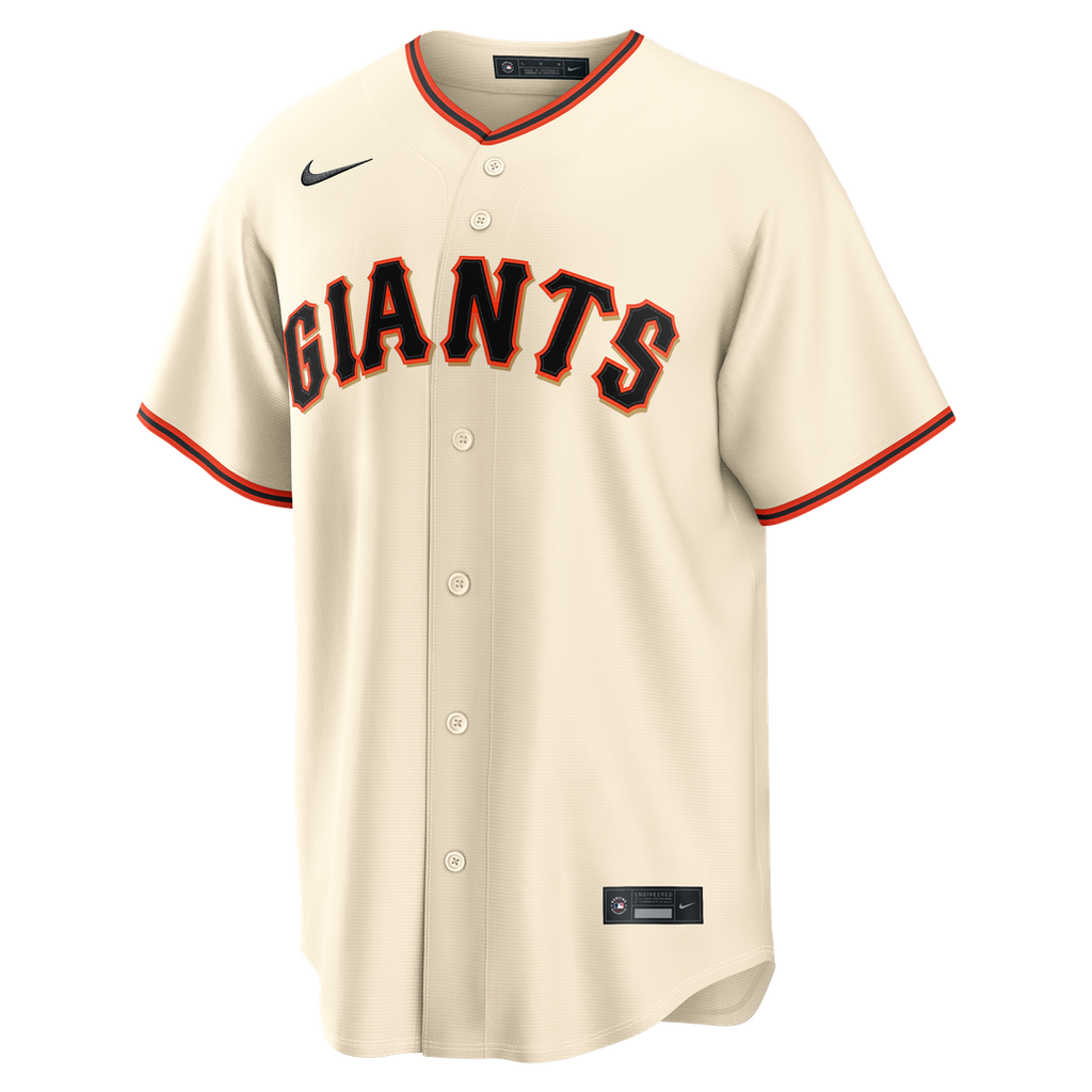 Men's San Francisco Giants Bryce Eldridge Cream Home Replica Jersey