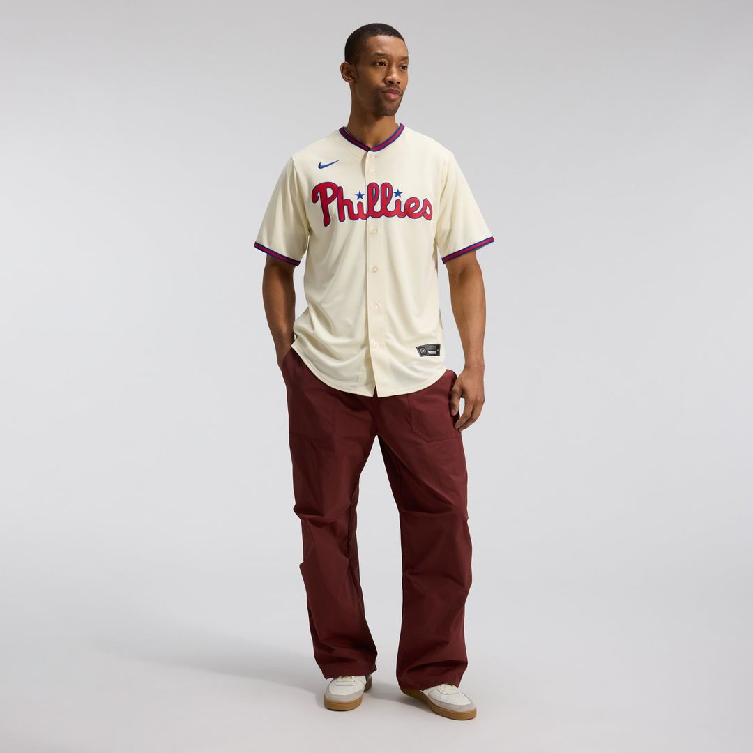 Men's Philadelphia Phillies White Home Replica Jersey