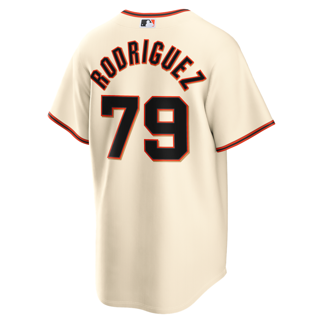 Men's San Francisco Giants Jesus Rodriguez Cream Home Replica Jersey