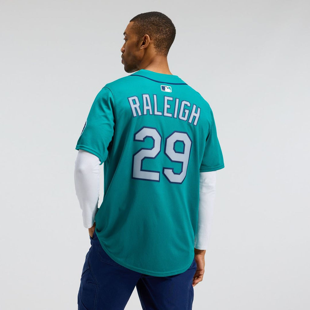 Men's Seattle Mariners Cal Raleigh Teal Alternate Jersey