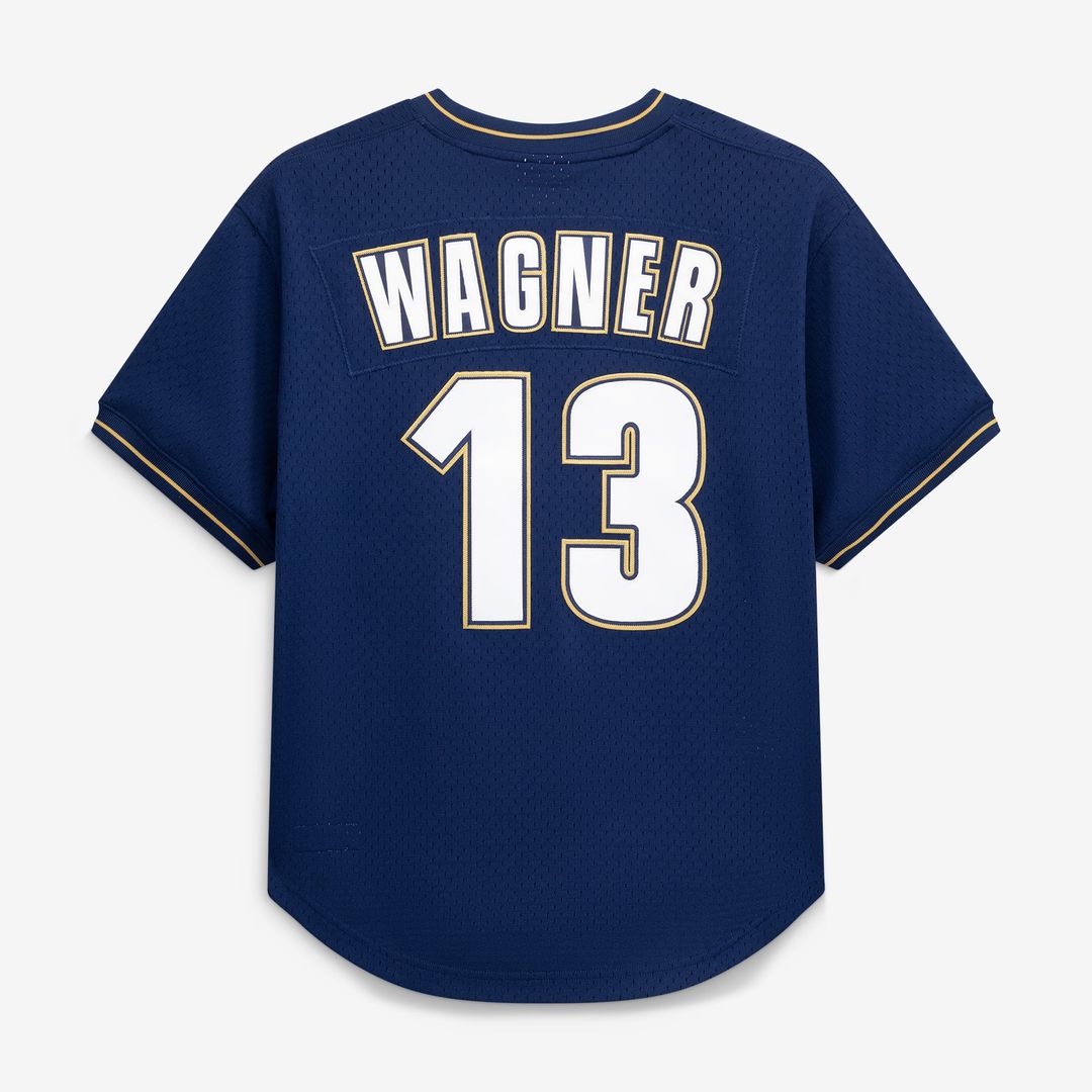 Men's Houston Astros Billy Wagner Navy Batting Practice Jersey