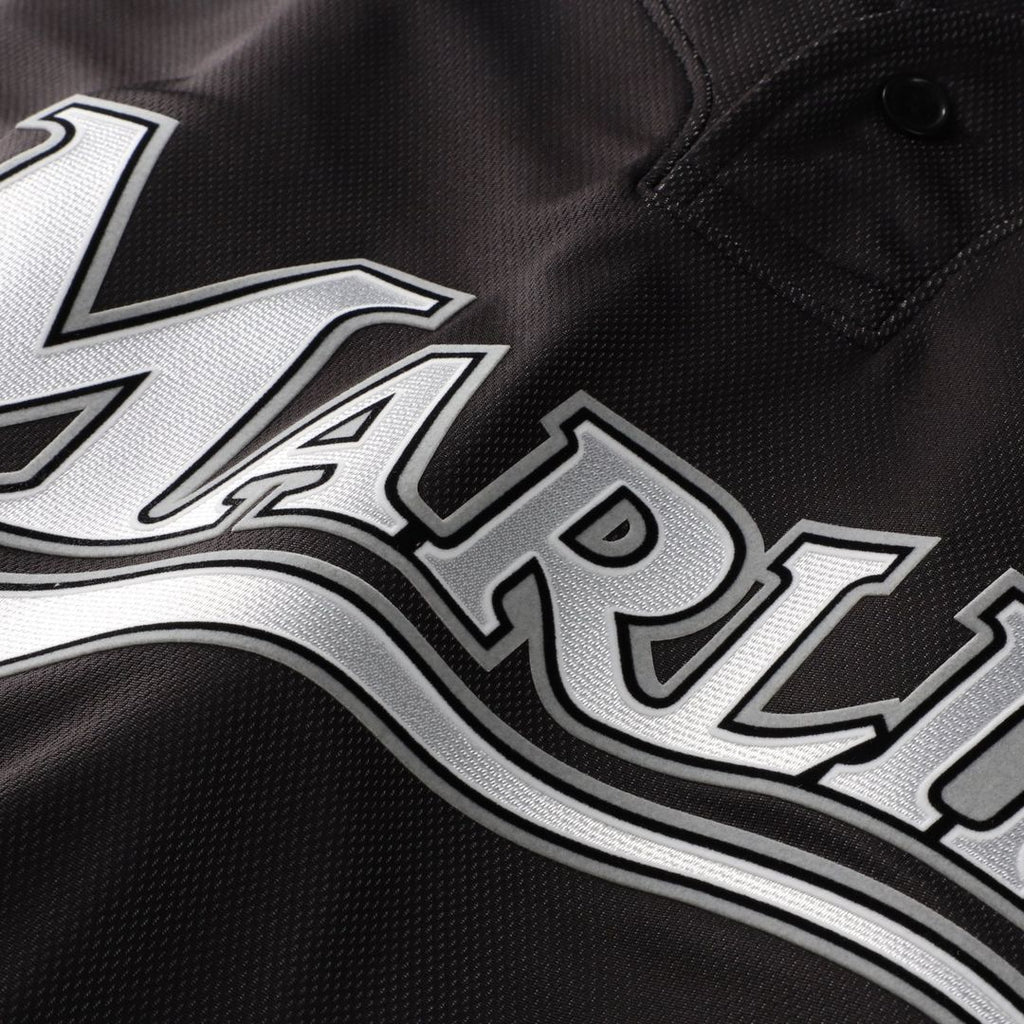 Men's Florida Marlins Dontrelle Willis Black Batting Practice Jersey