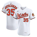 Men's Baltimore Orioles Adley Rutschman White Home Elite Jersey