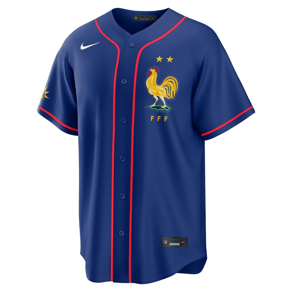 Men's France National Team x Blue Stadium Replica Jersey