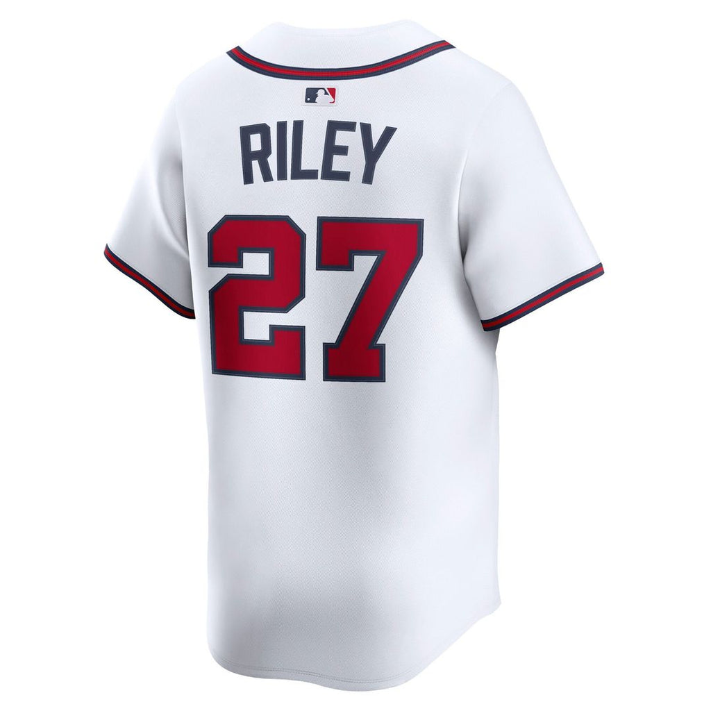 Men's Atlanta Braves Austin Riley White Home Player Jersey