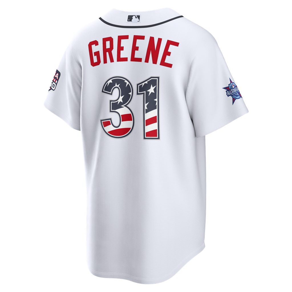 2026 All-Star Edition Stars & Stripes Men's Detroit Tigers Riley Greene White Stadium Jersey
