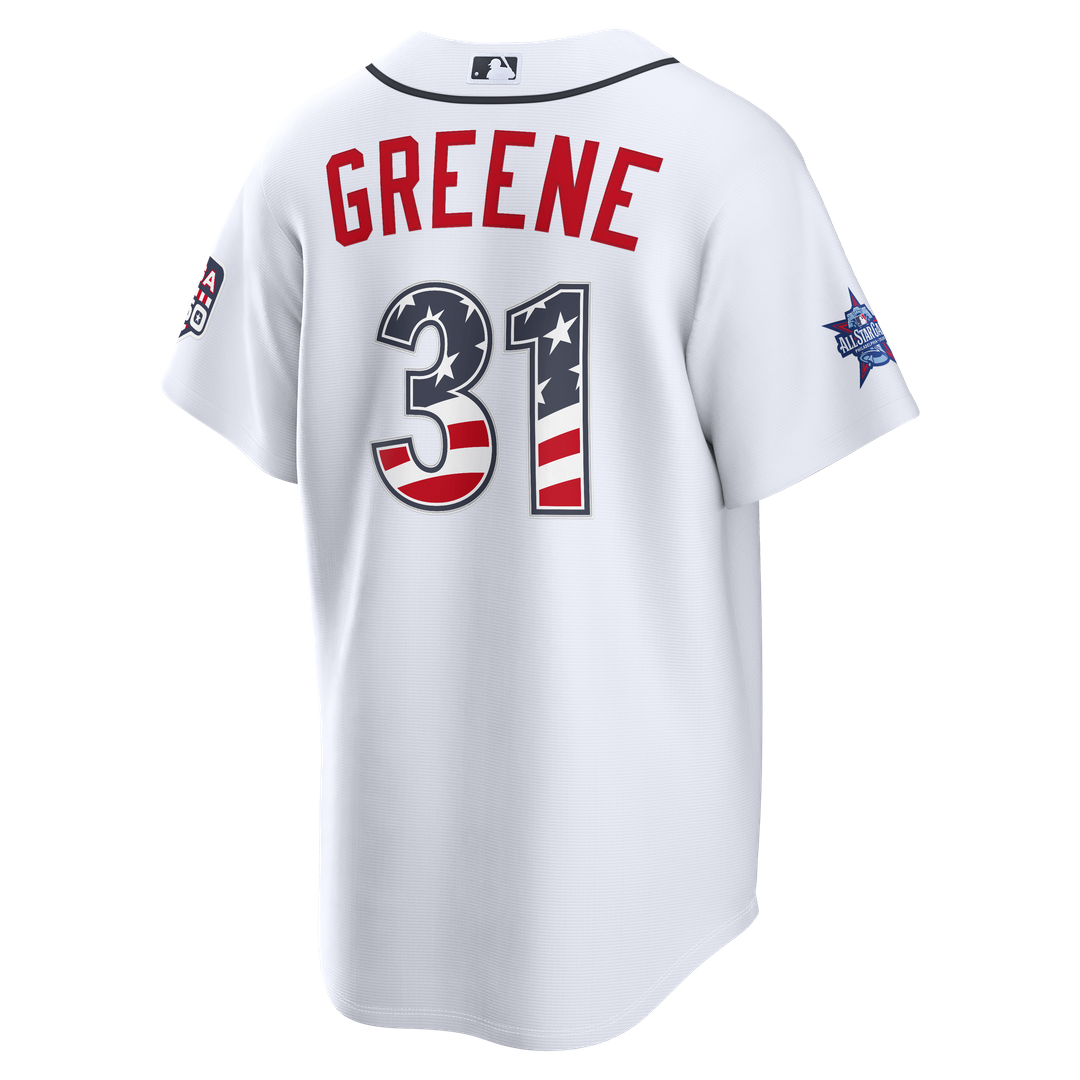 2026 All-Star Edition Stars & Stripes Men's Detroit Tigers Riley Greene White Stadium Jersey