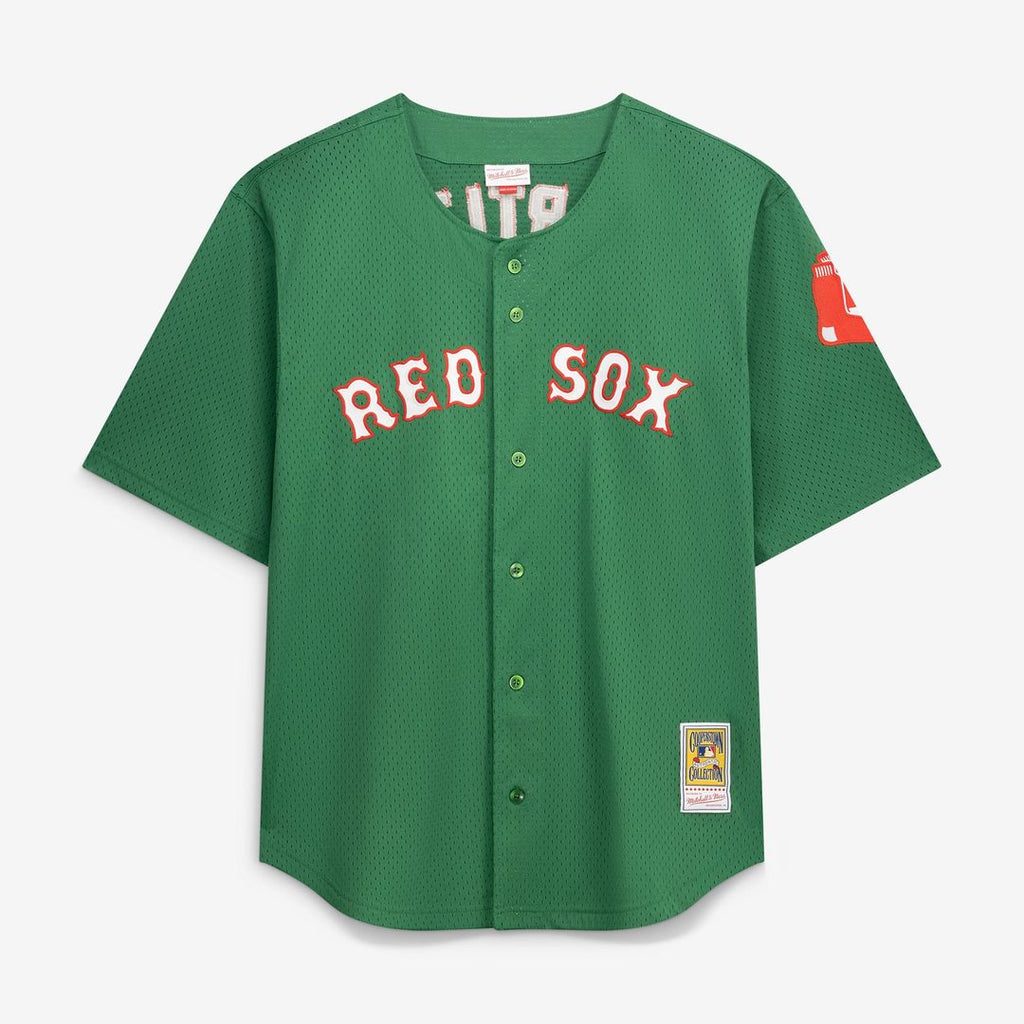 Men's Boston Red Sox David Ortiz Red Big & Tall Mesh Batting Practice Jersey