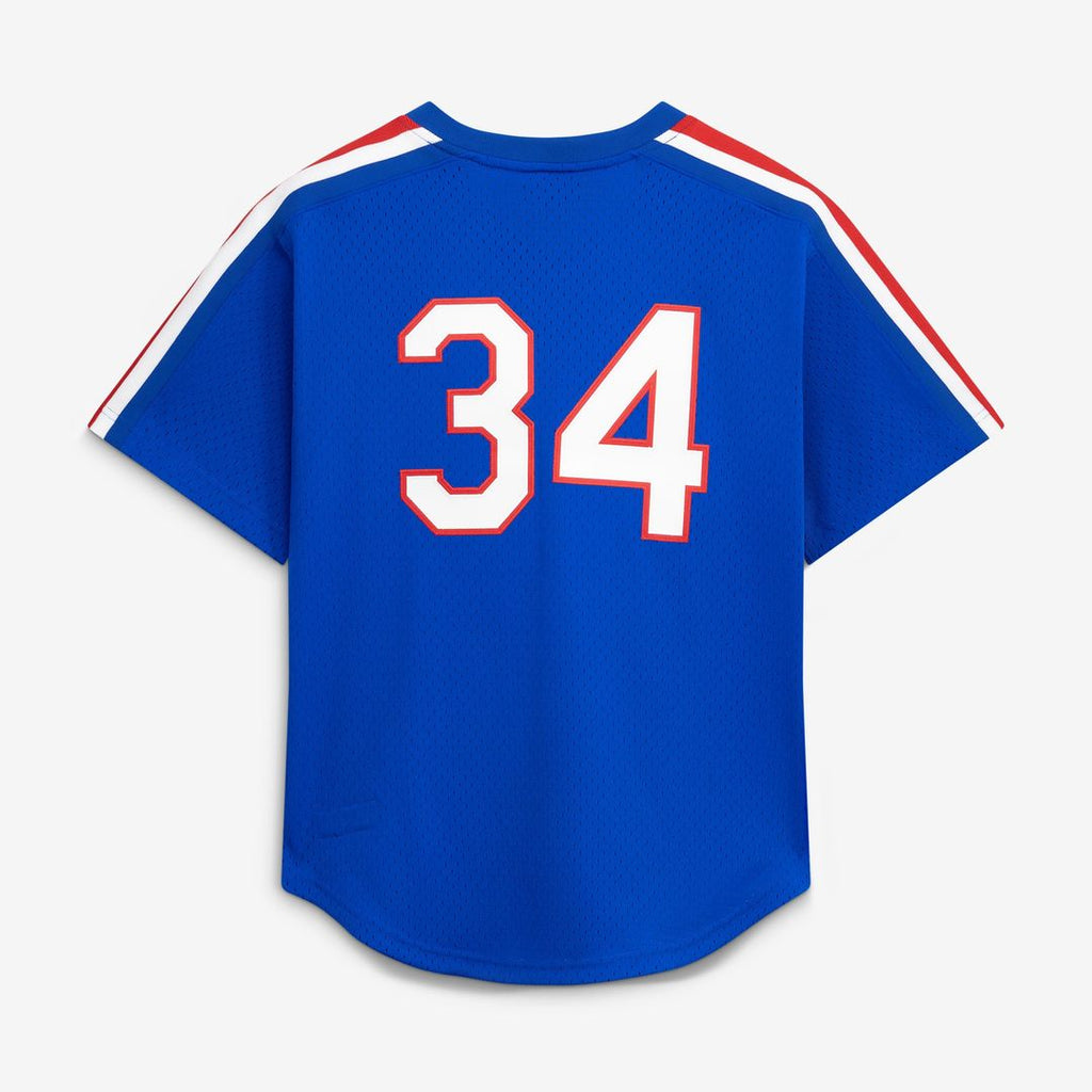 Men's Texas Rangers Nolan Ryan Royal Big & Tall Mesh Batting Practice Jersey